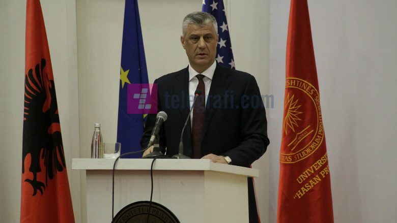 Thaçi: Universiteti i Prishtinës ka dhënë emra të paharrueshëm të dijes 