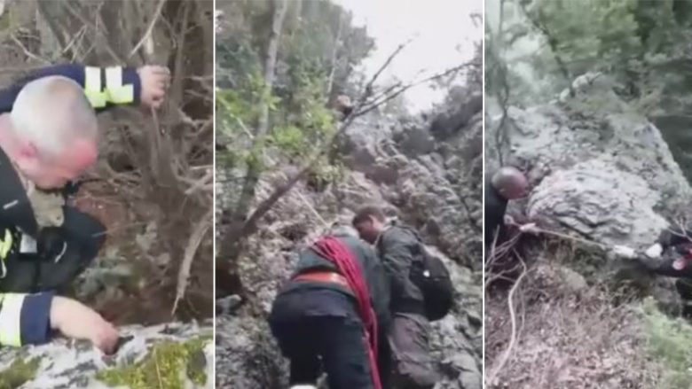 Publikohen pamjet e shpëtimit të katër alpinistëve amatorë në Gjirokastër (Video)