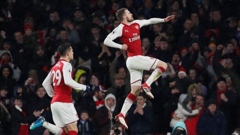 Tjetër gol nga Arsenali, Ramsey dyfishon epërsinë
