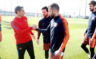 Messi stërvit me skuadrën, por ende në mëdyshje për Sevillën