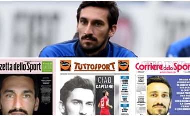 Faqet e para të gazetave sportive në Itali kushtuar Astorit