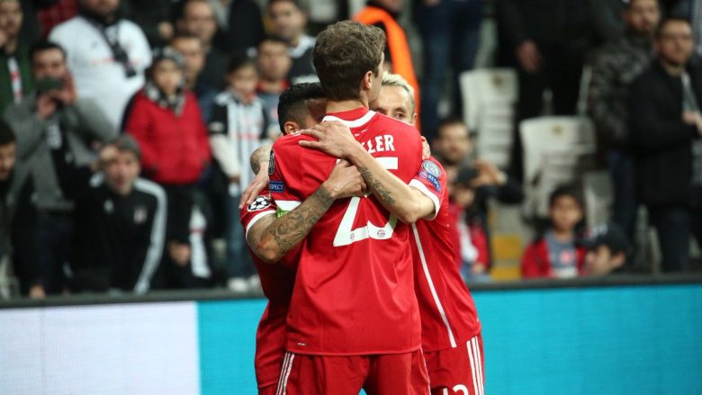 Ashtu siç pritet, Bayerni fiton edhe ndeshjen e dytë ndaj Besiktasit dhe kualifikohet në çerekfinale të LK-së