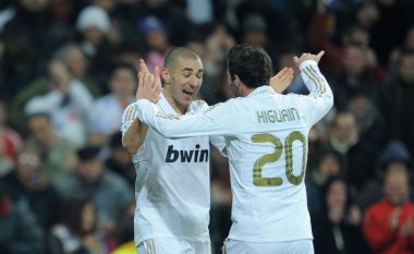 Higuain e lë nën hije Benzeman me gola, te Real Madridi vetëm Zidane beson te sulmuesi francez