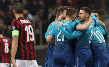 Arsenali tregon forcën përballë Milanit, Topçinjtë një hap drejt çerekfinales në Ligën e Evropës