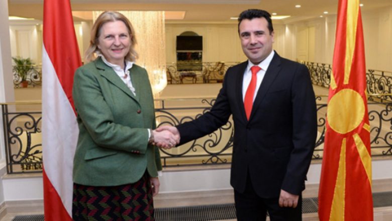 Zaev-Kneissl: Austria mbështet Maqedoninë në rrugën e eurointegrimeve