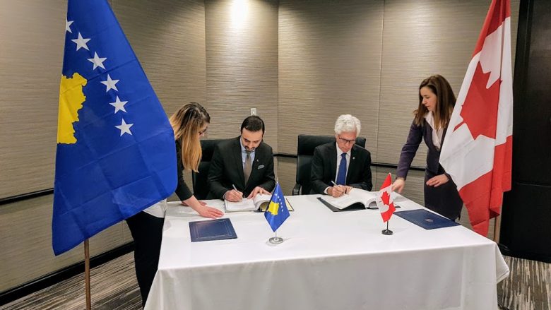 Lluka nënshkruan Marrëveshjen për promovimin e investimeve kanadeze në Kosovë
