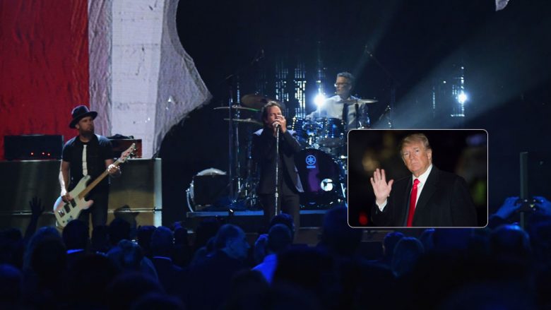 Pearl Jam me mesazh për Trumpin në këngën e re: Vendi që e përfaqëson është në gjendje kritike