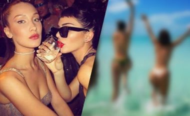 Bella Hadid dhe Kendall Jenner kujton pushimet e vitit të kaluar me poza “topless”