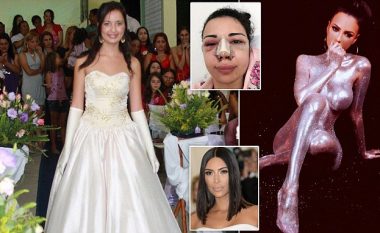 Jennifer Pamplona, vajza që harxhoi 500 mijë dollarë në operacione për tu dukur si Kim Kardashian