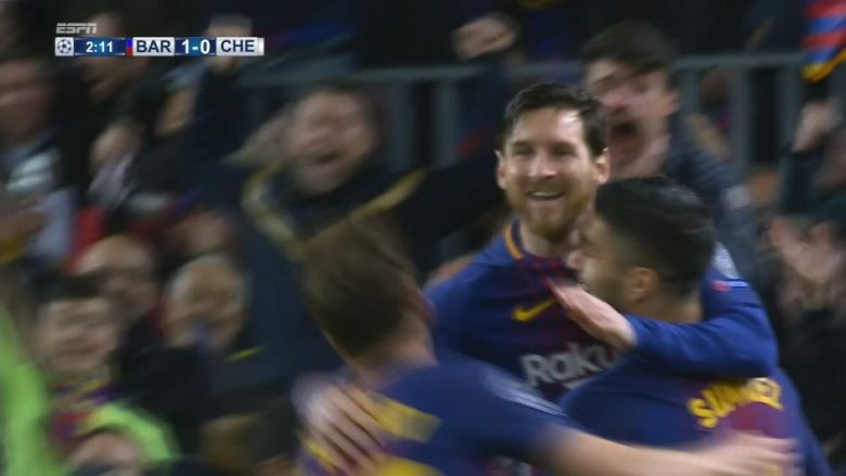 Kalojnë dy minuta lojë dhe Messi i shënon Chelseat në Camp Nou