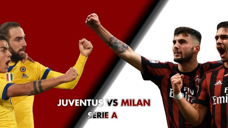 Juventus – Milan, formacionet zyrtare të derbit të javës në Serie A