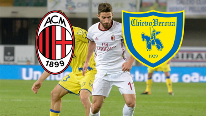 Milan – Chievo, formacionet zyrtare