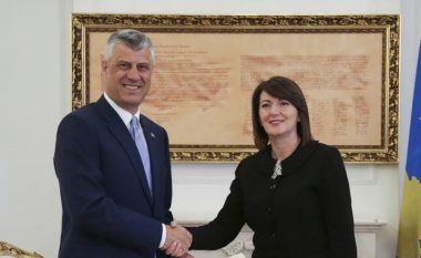 Thaçi: Jahjaga po nderon Kosovën duke krijuar platforma të reja dhe vendosur standarde