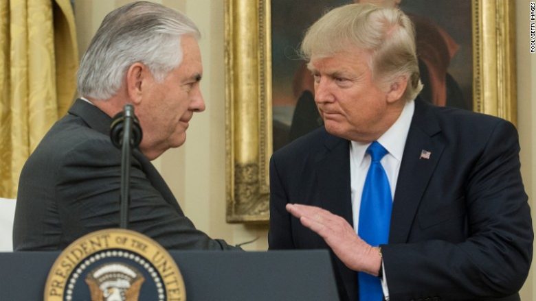 Presidenti Trump shkarkon Sekretarin e Shtetit, Rex Tillerson