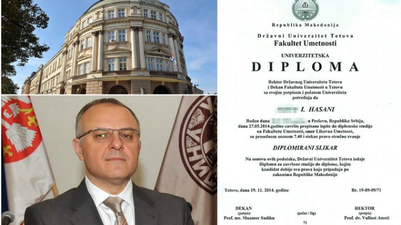 Akuzohet rektori i Universitetit të Nishit për nostrifikim të diplomave të shqiptarëve