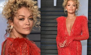 Rita Ora me kritika pozitive për dukjen e saj në ndejën e Vanity Fair pas Oscars