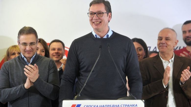 Partia e Vuçiqit fiton bindshëm në Beograd