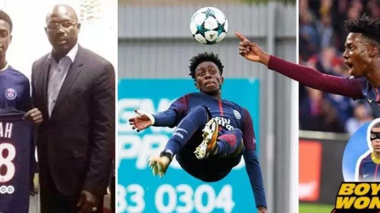 Timothy Weah, ylli i ri i PSG-së, djali i ish-legjendës së Milanit dhe Chelseat – Babanë president të Liberisë, por vet luan për SHBA-të