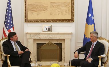 Thaçi dhe Palmer flasin për rëndësinë e dialogut Kosovë-Serbi