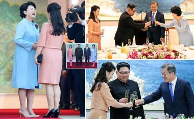 Takimi i dytë i rëndësishëm në Gadishullin korean: Gruaja e Kim Jong-un dhe atij të Moon Jae-in takohen për herë të parë (Foto)