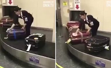 Pamje që mund t’i shihni shumë rrallë – shihni se si “trajtohen” bagazhet në aeroportet japoneze (Video)