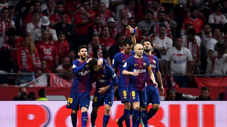 Barcelona shkatërron Sevillan në finalen e Copa del Rey, fiton trofeun e parë sezonal