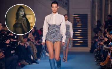 Bella Hadid pozon me gjoksin zbuluar në rrjetet sociale