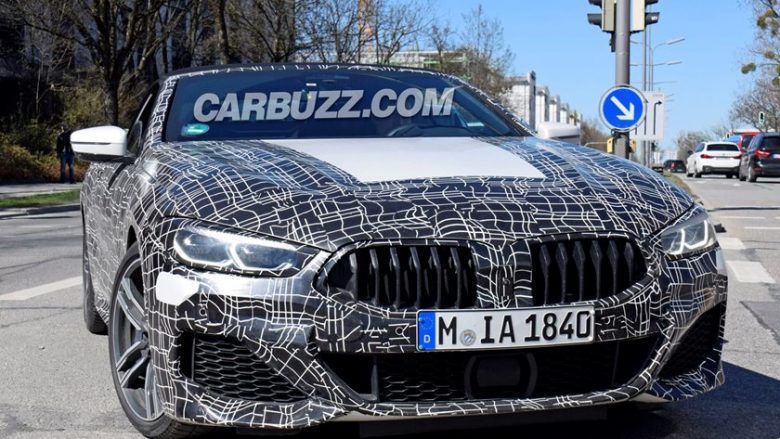 Gjenerata re e BMW 8 Series dhe një makinë me tavan të hapur, spiunohen gjatë testimit (Foto)