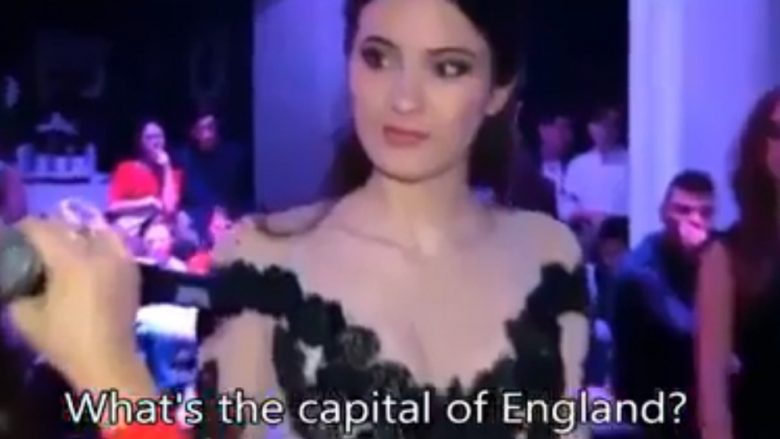 Konkurrentja për miss gabon rëndë, kur pyetet se cili është kryeqyteti i Anglisë (Video)