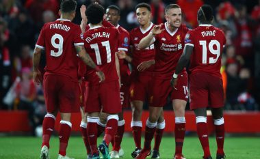 Spektakël me shtatë gola në Anfield, Liverpooli udhëton në Romë me avantazh të madh