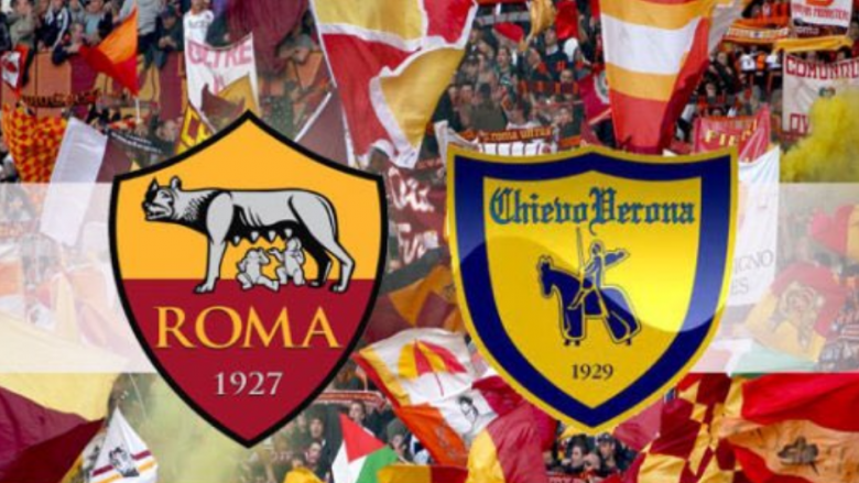 Roma – Chievo, formacionet zyrtare