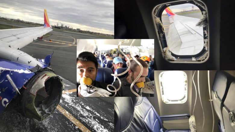 “Ne po shkojmë poshtë”: Shpërthen motori i aeroplanit, tmerrohen pasagjerët – njëri poston pamjet Live në Facebook (Foto/Video)