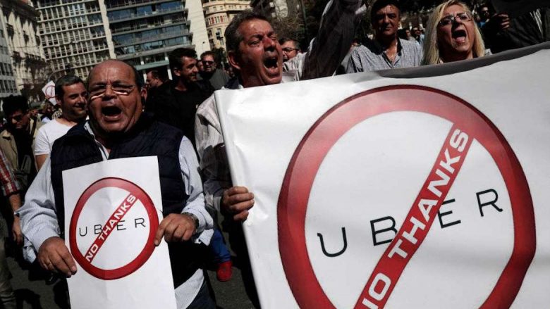 Uber do të pezullojë shërbimin në Greqi