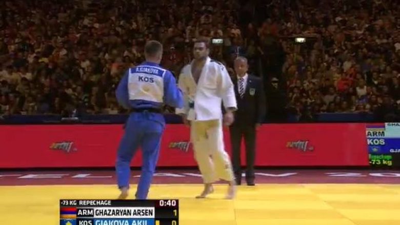Akil Gjakova mposhtet nga Ghazaryan në repesazh, mbetet pa medalje