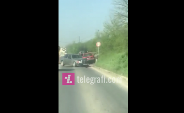 Aksident në rrugën Gjakovë-Prizren, pesë të lënduar (Video)
