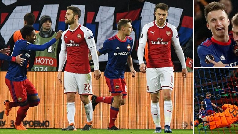 Arsenali barazon në udhëtim te CSKA, por kalon në gjysmëfinale falë fitores së thellë në Emirates