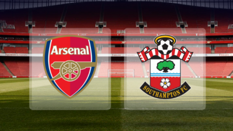 Arsenal – Southampton, formacionet zyrtare