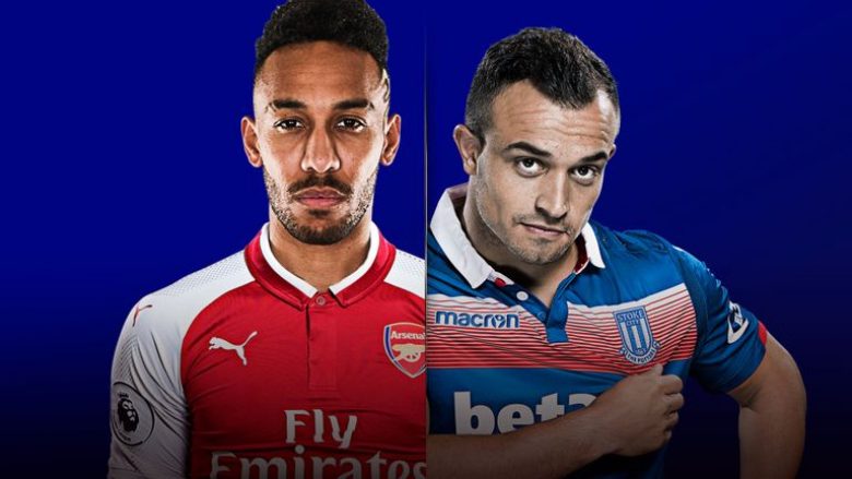 Arsenal – Stoke City, dy shqiptarë janë titullar në këtë ndeshje