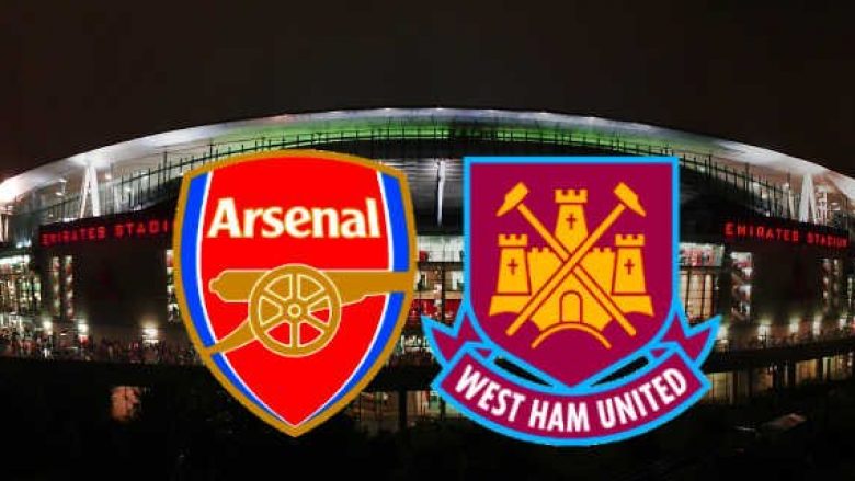 Arsenal – West Ham, formacionet zyrtare