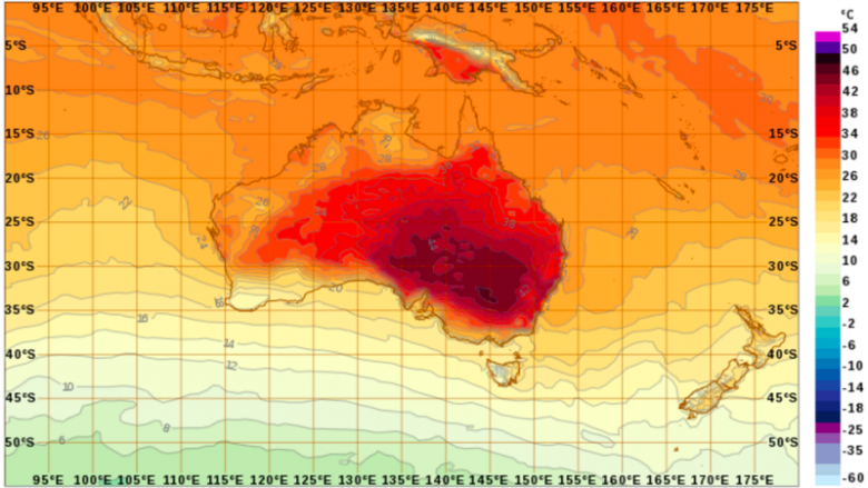 Australia përballet me të nxehtin e pazakontë