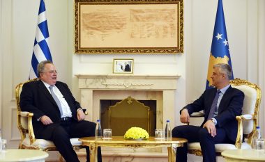Presidenti Thaçi dhe kryediplomati grek flasin për forcimin e marrëdhënieve bilaterale