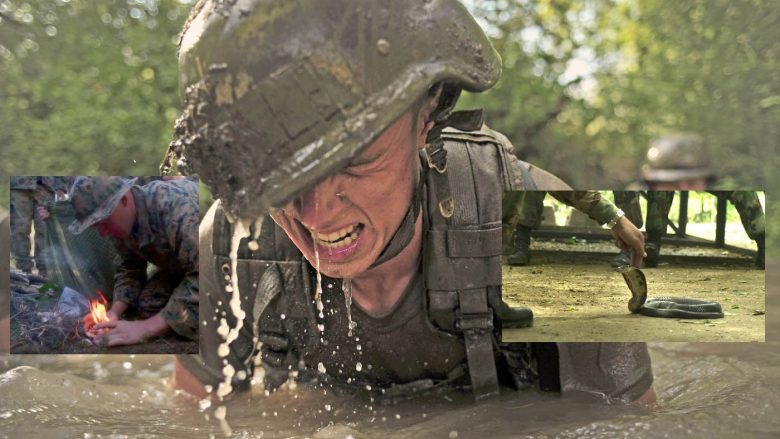 “Të shqyesh gjarprin me dhëmbë”: Stërvitja e vështirë e marinsave amerikanë, për mbijetesë! (Foto,+16)