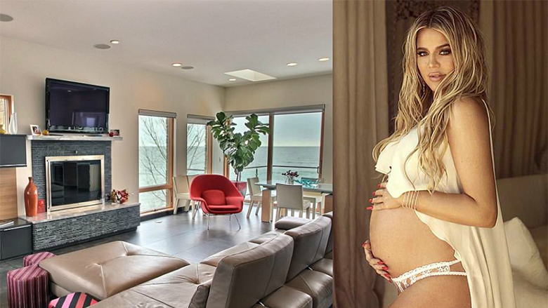 Pamje nga shtëpia luksoze ku Khloe Kardashian po kalon ditët e fundit të shtatzënisë