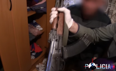 Kështu i zbuloi policia armët në Mitrovicën e veriut (Video)