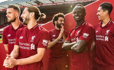 Liverpooli prezanton fanellat e reja për sezonin 2018/19