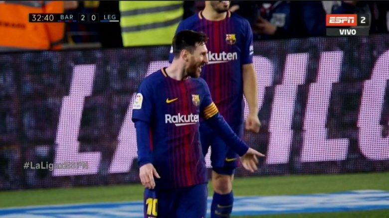 Messi shënon edhe golin e dytë përball Leganes