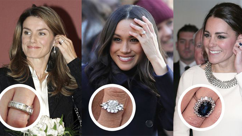 Kush e ka unazën më të shtrenjtë të fejesës: Meghan Markle, Kate Middleton apo Mbretëresha e Britanisë së madhe?