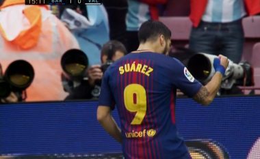 Suarez kalon Barçën në epërsi ndaj Valencias