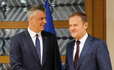 Tusk të enjten në Prishtinë, takohet me Thaçin