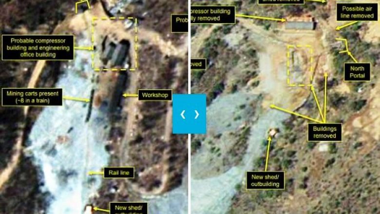 Bota kthen sytë kah qendra bërthamore e Kim Jong-un, imazhet satelitore tregojnë se çfarë po ndodh aty (Foto)